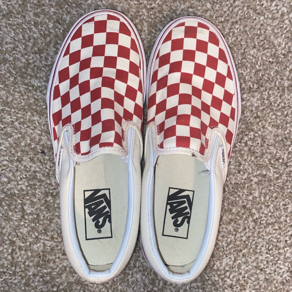 Red/White Checkered Vans